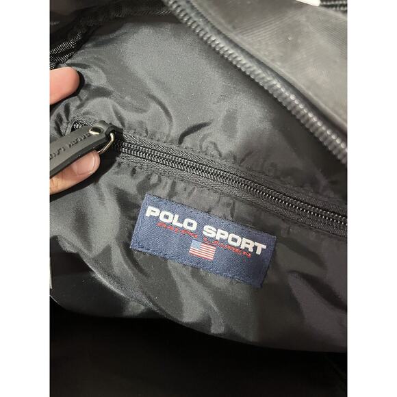 Vintage 90s Polo Ralph Lauren Sport Adjustable Strap Mini Backpack Men's Bag - Picture 10 of 12